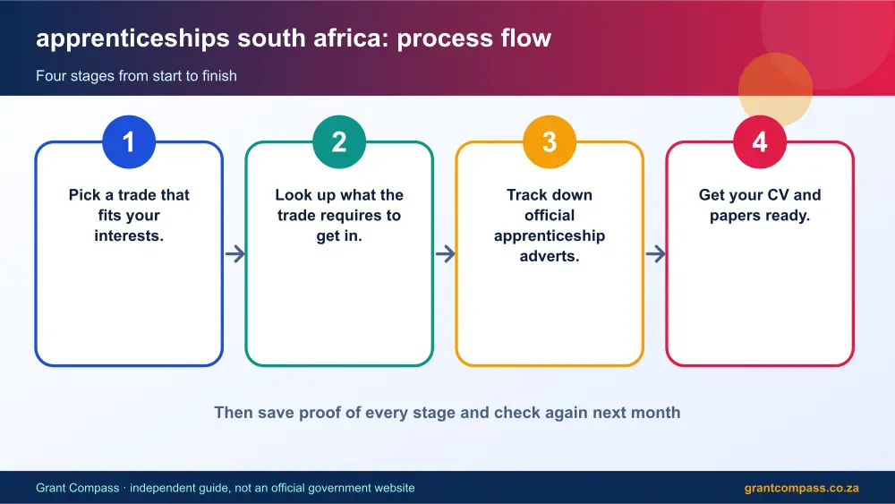 apprenticeships south africa process flow chart infographic – apprenticeships south africa South Africa 2026