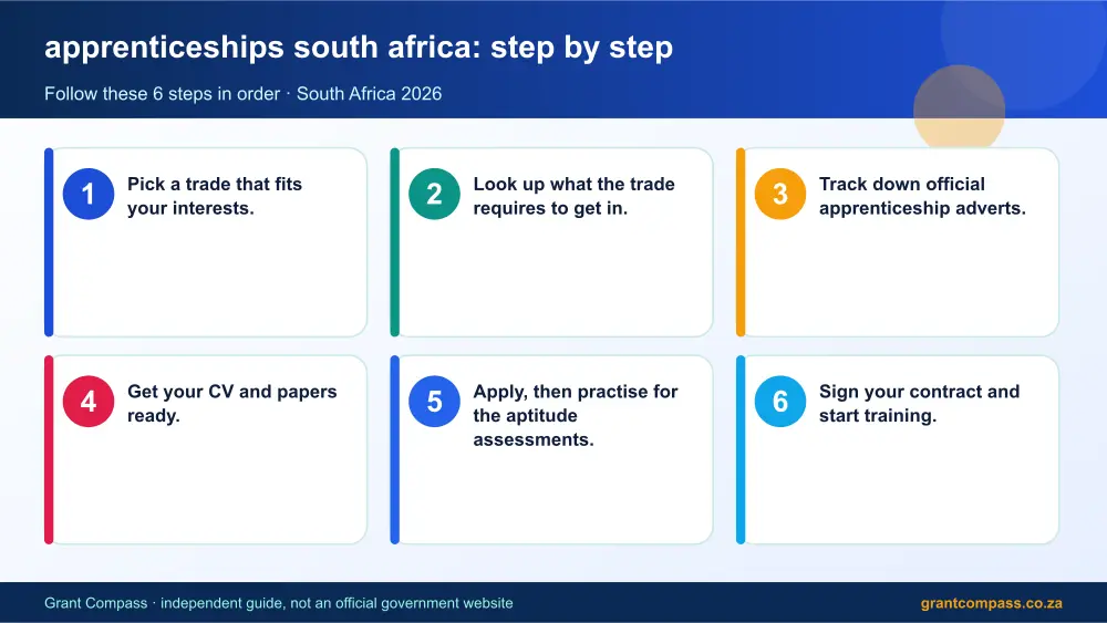 apprenticeships south africa step by step guide infographic – apprenticeships south africa South Africa 2026