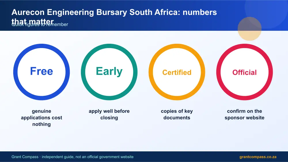 Aurecon Engineering Bursary South Africa numbers that matter infographic – zutari bursary South Africa 2026