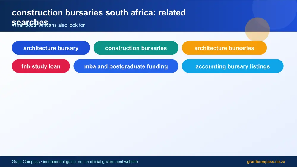 construction bursaries south africa related topics map infographic – construction bursaries south africa South Africa 2026