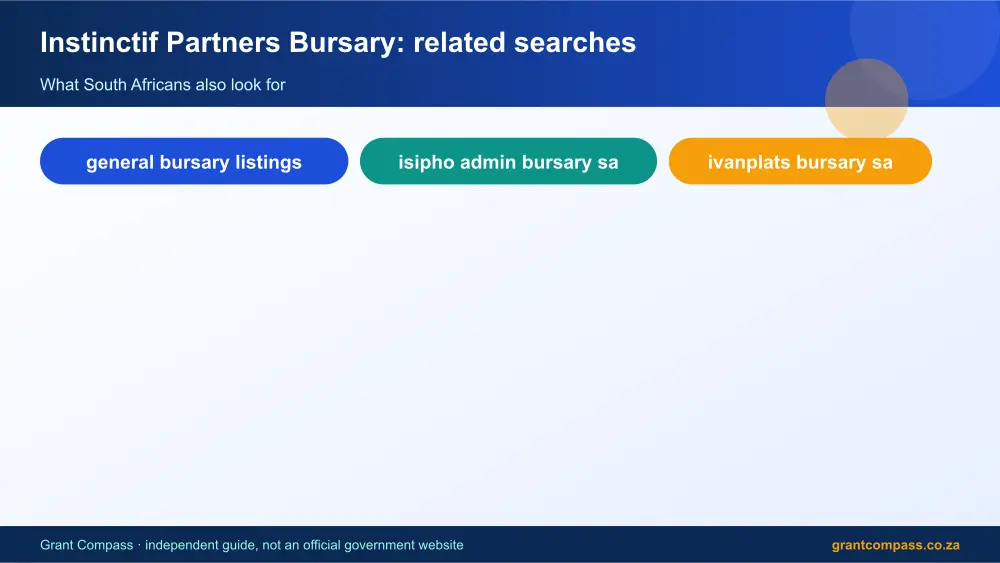 Instinctif Partners Bursary related topics map infographic – instinctif partners bursary South Africa 2026