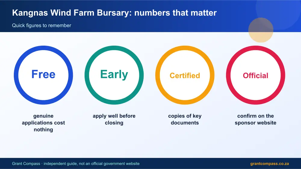 Kangnas Wind Farm Bursary numbers that matter infographic – kangnas wind farm bursary South Africa 2026