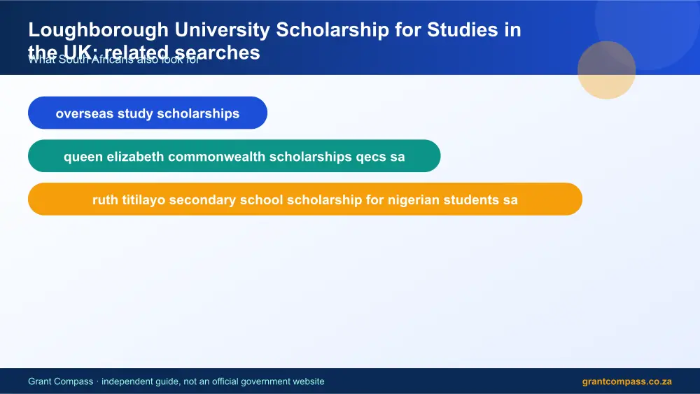 Loughborough University Scholarship for Studies in the UK related topics map infographic – loughborough university scholarship for studies in the uk South Africa 2026