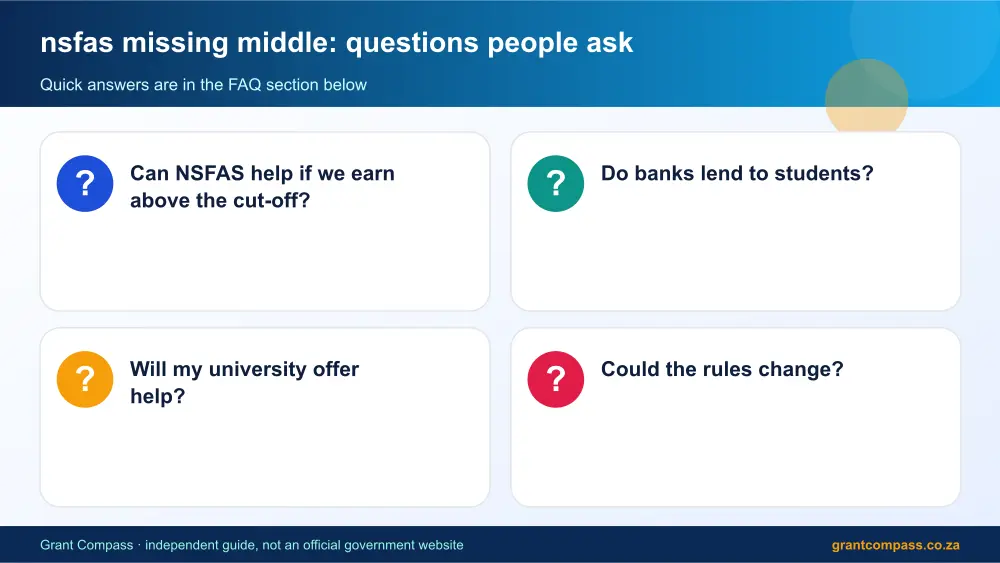 nsfas missing middle common questions answered infographic – nsfas missing middle South Africa 2026