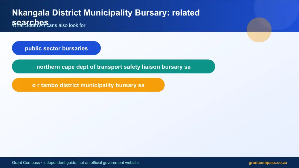 Nkangala District Municipality Bursary related topics map infographic – nkangala district municipality bursary South Africa 2026