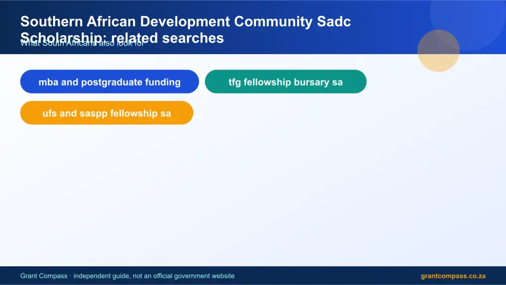 Southern African Development Community Sadc Scholarship related topics map infographic – southern african development community sadc scholarship bursary South Africa 2026