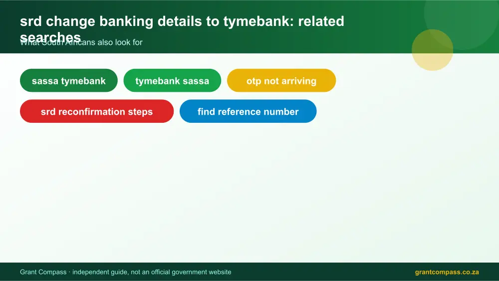 srd change banking details to tymebank related topics map infographic – srd change banking details to tymebank South Africa 2026